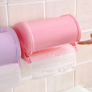 Hộp Đựng Giấy Vệ Sinh Dán Tường Có Khay Đựng Đồ Tiện Lợi