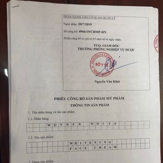 Kem ủ trắng mặt