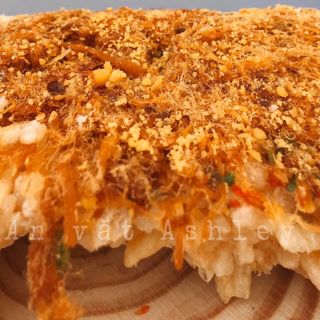 CƠM CHÁY CHÀ BÔNG TRỨNG MUỐI