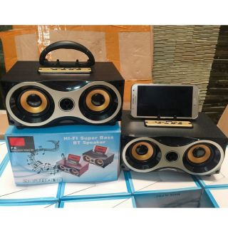 Loa bluetooth karaoke F6 Enjoy Music (MIC CÓ DÂY ĐÃ CÓ SẴN TRONG HỘP)