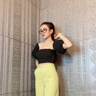 Quần suông rộng trơn gồm 8 màu