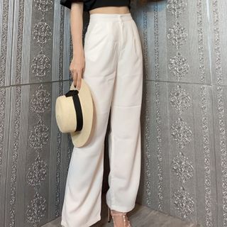 Quần suông rộng trơn gồm 8 màu