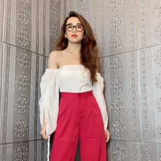 Quần suông rộng trơn gồm 8 màu