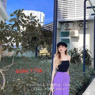 Quần suông rộng trơn gồm 8 màu