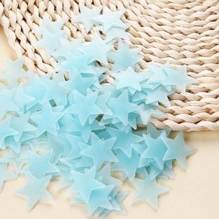 combo 100 ngôi sao dạ quang phát sáng trong đêm + 100 miếng băng keo 2 mặt . giá sỉ 13k/ 1 gói đủ màu lun