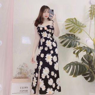 Đầm Bông Lụa Quảng Châu