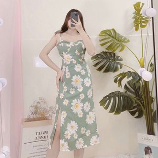 Đầm Bông Lụa Quảng Châu giá sỉ