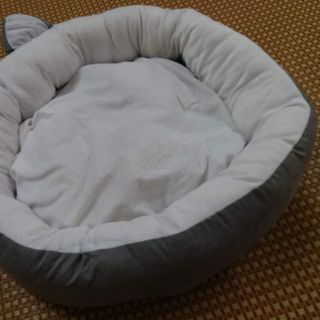 ổ đệm tai mèo màu xám