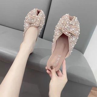 Dép sục đính đá Ngọc