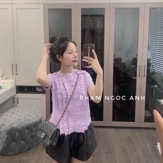 Áo thun co giãnn thoải mái vải mịn