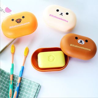Combo 5 Hộp Đựng Xà Phòng Hình Gấu