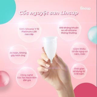Cốc Nguyệt San Lincup 100% USA