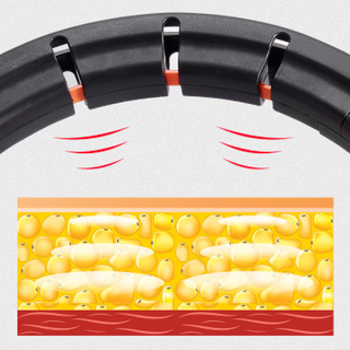 Vòng lắc eo thông minh tự đêm Hula Hoop phiên bản xịn, nhiều đốt hơn, chạy bon hơn, không rít, không kẹt