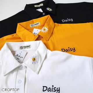 Áo thun cổ trụ form áo croptop freesize 45~70kg