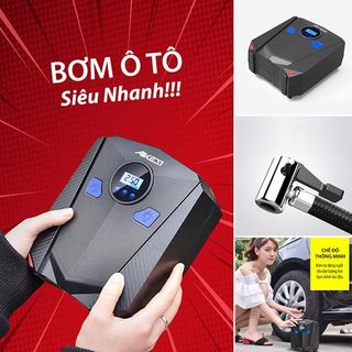 Bơm lốp Ô Tô Aikesi 2020 Áp Suất Điện Tử 35l/p - Bơm điện tự ngắt {bảo hành 3 tháng}
