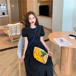 Váy thiết kế kiểu Pháp nơ lưng cho nữ (mã 50)