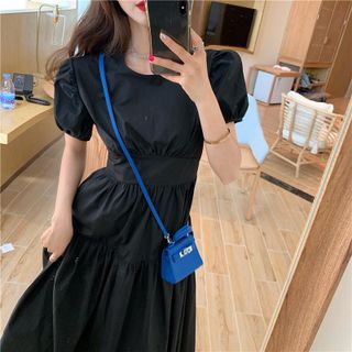 Váy thiết kế kiểu Pháp nơ lưng cho nữ (mã 50)