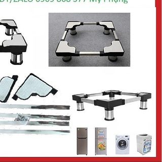 Chân máy giặt INOX VT38, kích thước (480-600)mm