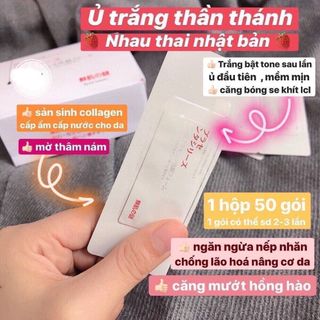 Ủ trắng nhau thai cừu nhật