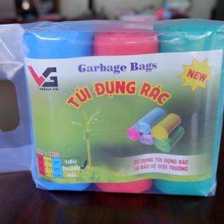 TÚI RÁC CUỘN TỰ HỦY 3 MÀU