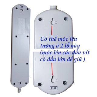 Ổ cắm điện Điện Quang 5 lỗ 3 chấu