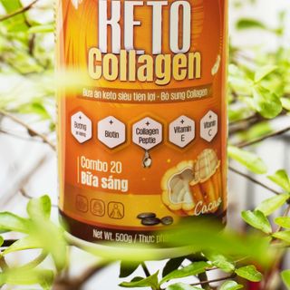Sữa giảm cân Keto Collagen - Bữa ăn tiện lợi