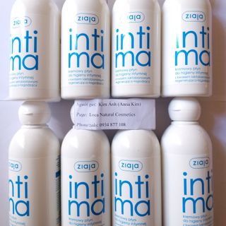 Dung dịch vệ sinh nữ Intima Ziaja 200ml xanh nhạt trị viêm