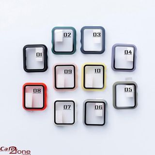 Ốp viền Apple Watch kèm kính cường lực nhiều màu