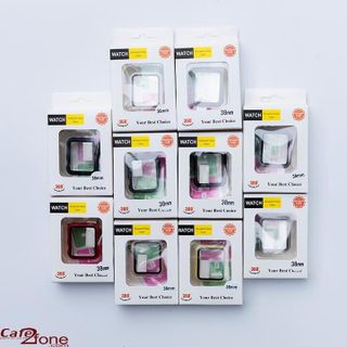 Ốp viền Apple Watch kèm kính cường lực nhiều màu