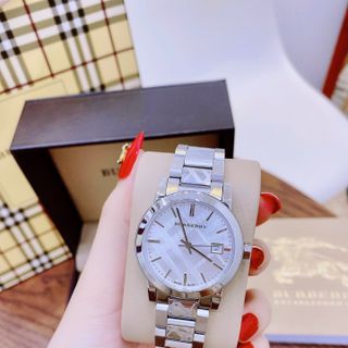 Đồng hồ nữ BURRBERI THE LADIES CITY ENGRAVED WATCH #BU9144
