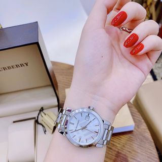 Đồng hồ nữ BURRBERI THE LADIES CITY ENGRAVED WATCH #BU9144