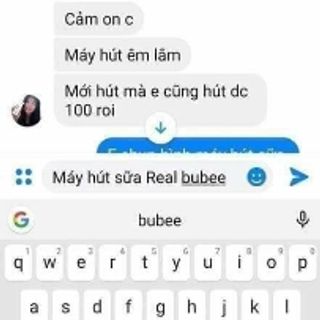 Máy hút sữa real bubee xuất anh