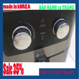 NỒI CHIÊN KHÔNG DẦU LOTTE 5,5L HÀN QUỐC.