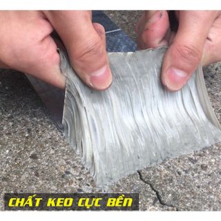 [Khổ 10Cm x 5m] Keo Dán Chống Thấm Đa Năng Cho Tường - Trần Nhà - Mái Tôn - Ống Nước