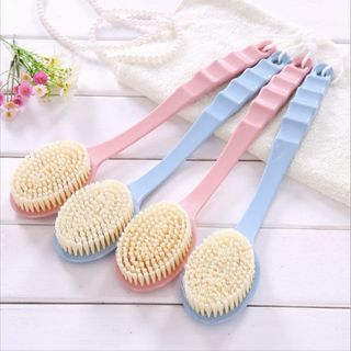 Combo 2 Bàn Chải Tắm Cọ Lưng Cán Dài Có Đầu Massage
