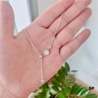Dây chuyên Cúc hoạ mi (bạc 925)