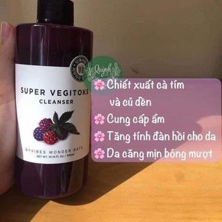 Sữa rữa mặt rau củ Hàn quốc
