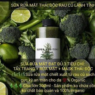 Sữa rữa mặt rau củ Hàn quốc