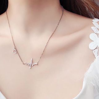 Dây chuyền nhịp tim ( bạc 925)