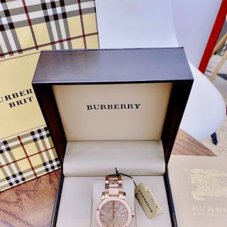 Đồng hồ nữ BURRBERI THE LADIES CITY ENGRAVED WATCH #BU9146