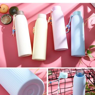 Bình Giữ Nhiệt Thủy Tinh Bọc Silicon Sang Trọng