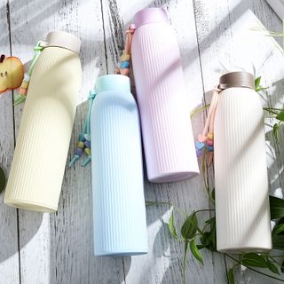 Bình Giữ Nhiệt Thủy Tinh Bọc Silicon Sang Trọng