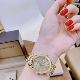 Đồng hồ nữ BURRBERI THE LADIES CITY ENGRAVED #BU9145