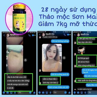 THẢO MỘC GIẢM CÂN SƠN MAI CỰC MẠNH