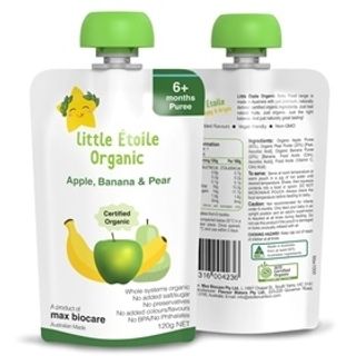 THỰC PHẨM DINH DƯỠNG HỮU CƠ Little Étoile Organic Beef, Veggies & Brown Rice Source of Protein