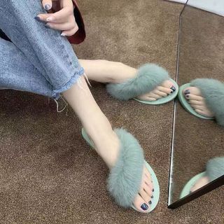 Dép lông quai chéo đế cực bền