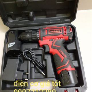 Máy khoan pin đa năng Maktec 12V - Khoan 2 cấp tốc độ, kèm 2 pin