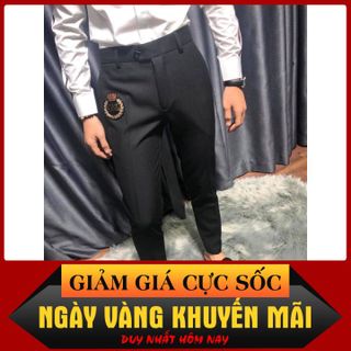 QUẦN ÂU LOGO ĐÍNH ĐÁ