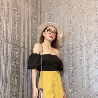 Quần tây suông ống rộng