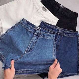 Quần short lưng siêu cao co giãn